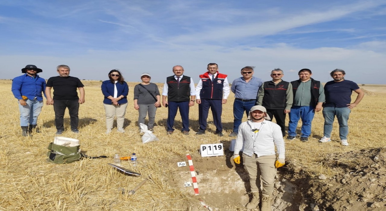 Tarımsal büyüme projesi kapsamında arazi çalışmaları yapıldı