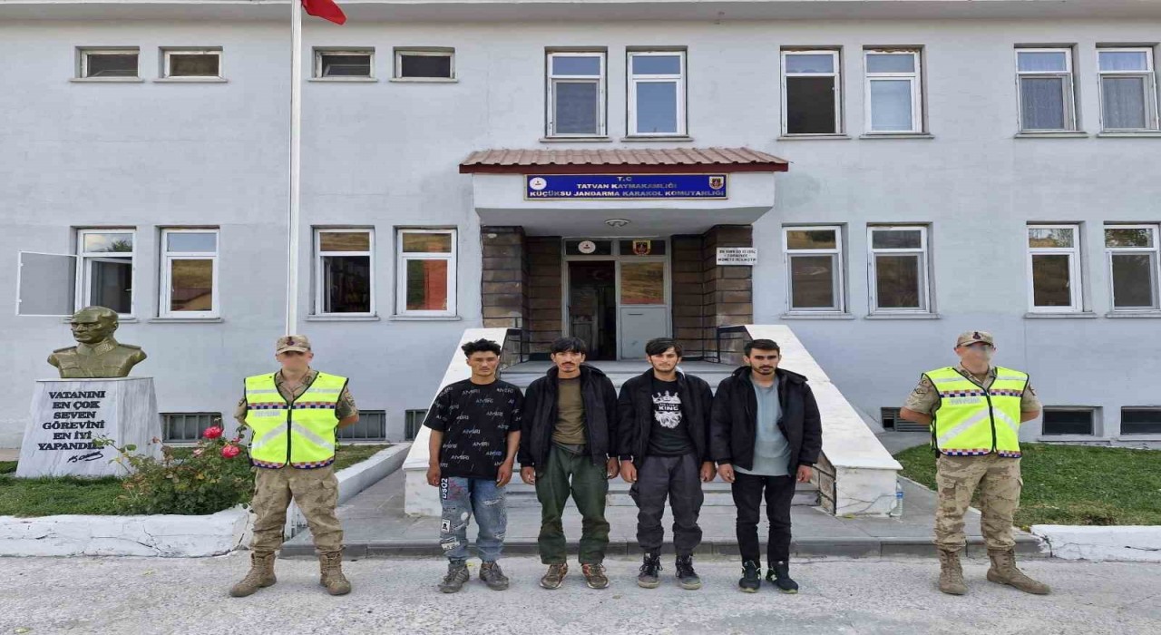 Tatvanda 4 düzensiz göçmen yakalandı