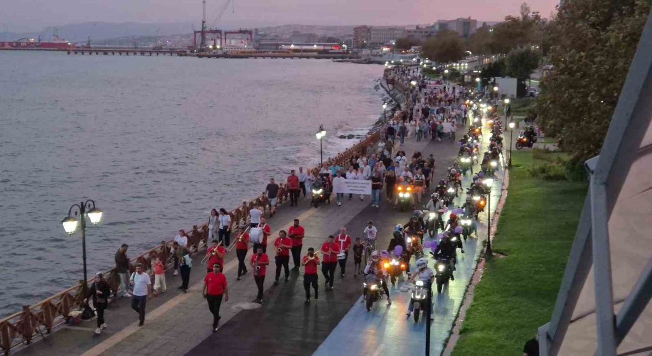 Tekirdağda Halk Sağlığı Haftası yürüyüşü yapıldı