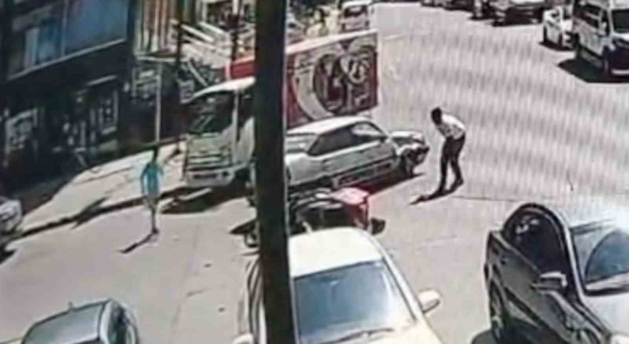 Tekirdağda otomobille motosiklet çarpıştı