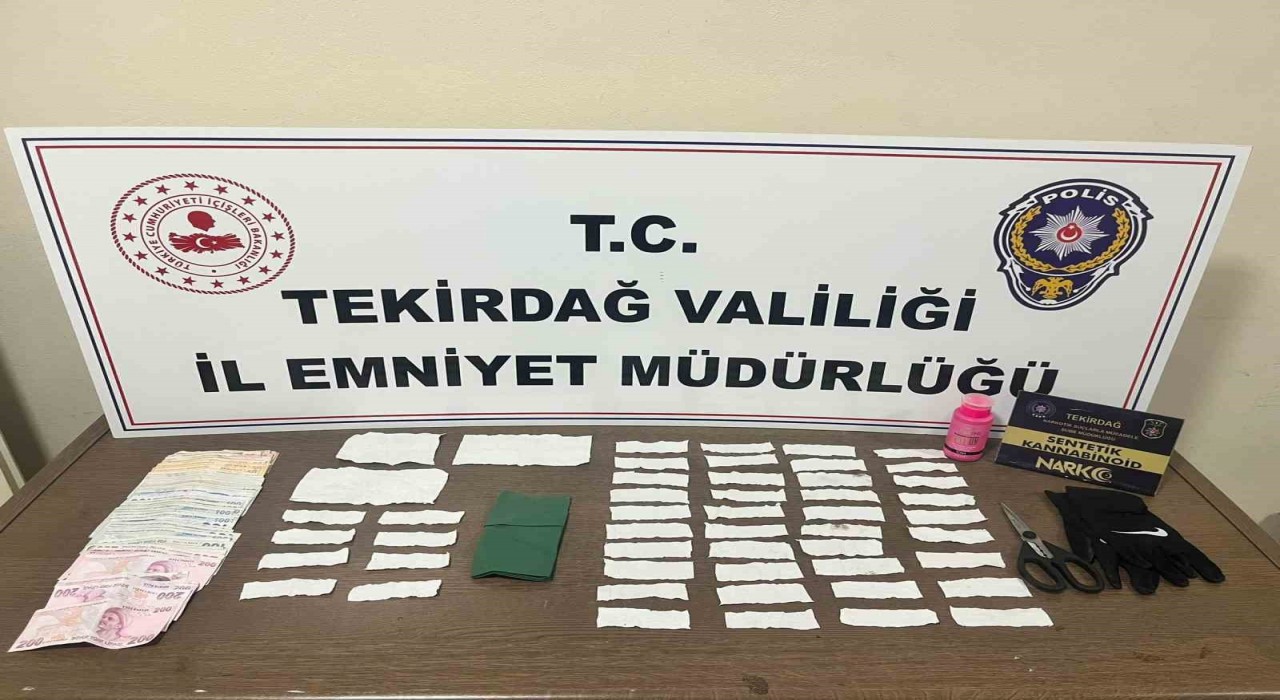 Tekirdağda uyuşturucu operasyonu: 10 şüpheli tutuklandı