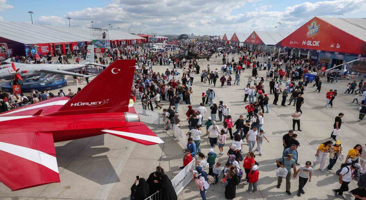 TEKNOFESTin 4. gününde hafta sonu yoğunluğu