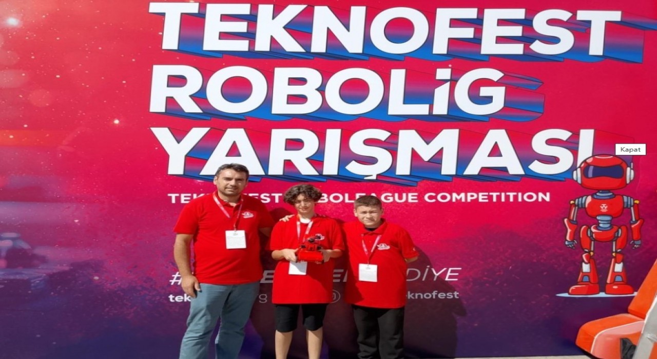TEKNOFESTte Özgünlük Ödülünü Ata Ortaokulu kazandı