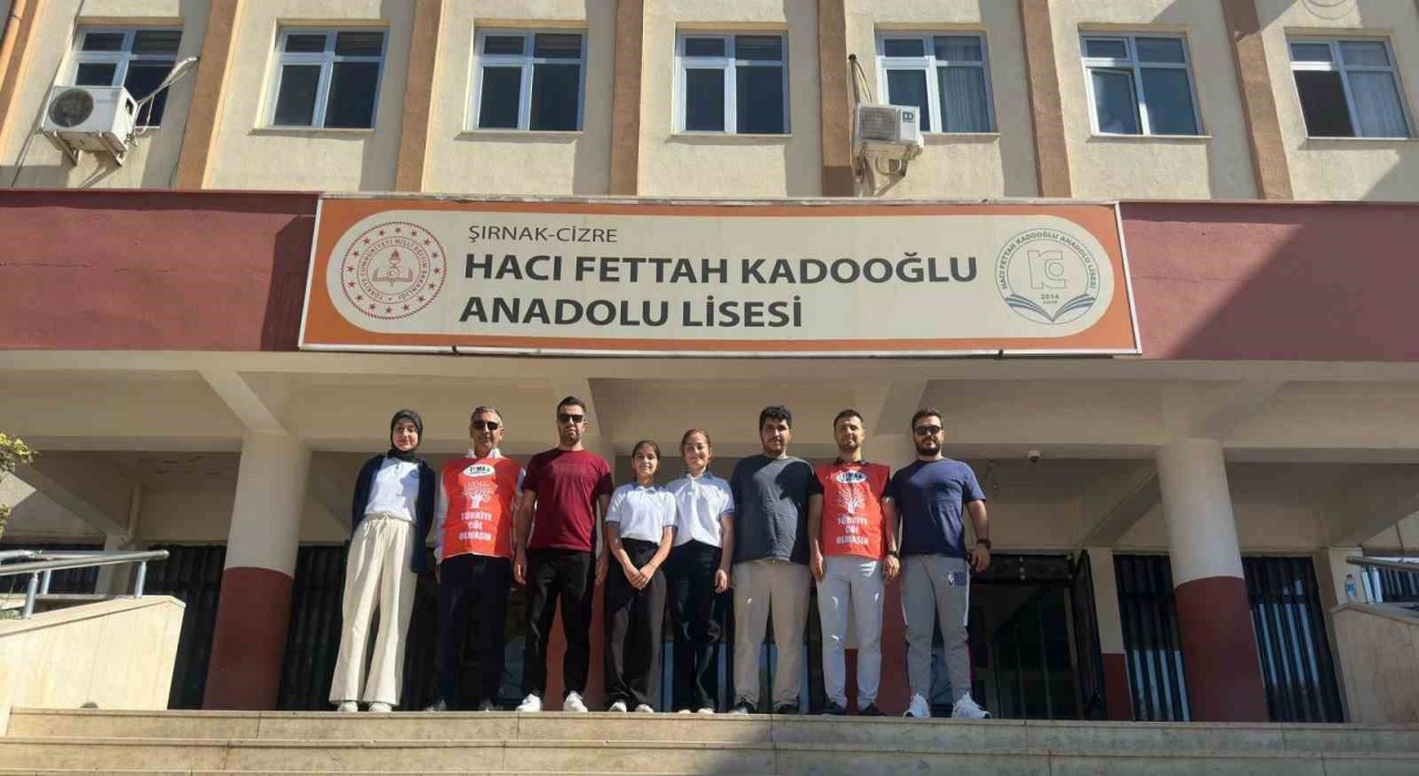 TEMA Vakfından Cizre Hacı Fettah Kadooğlu Anadolu Lisesine teşekkür mektubu
