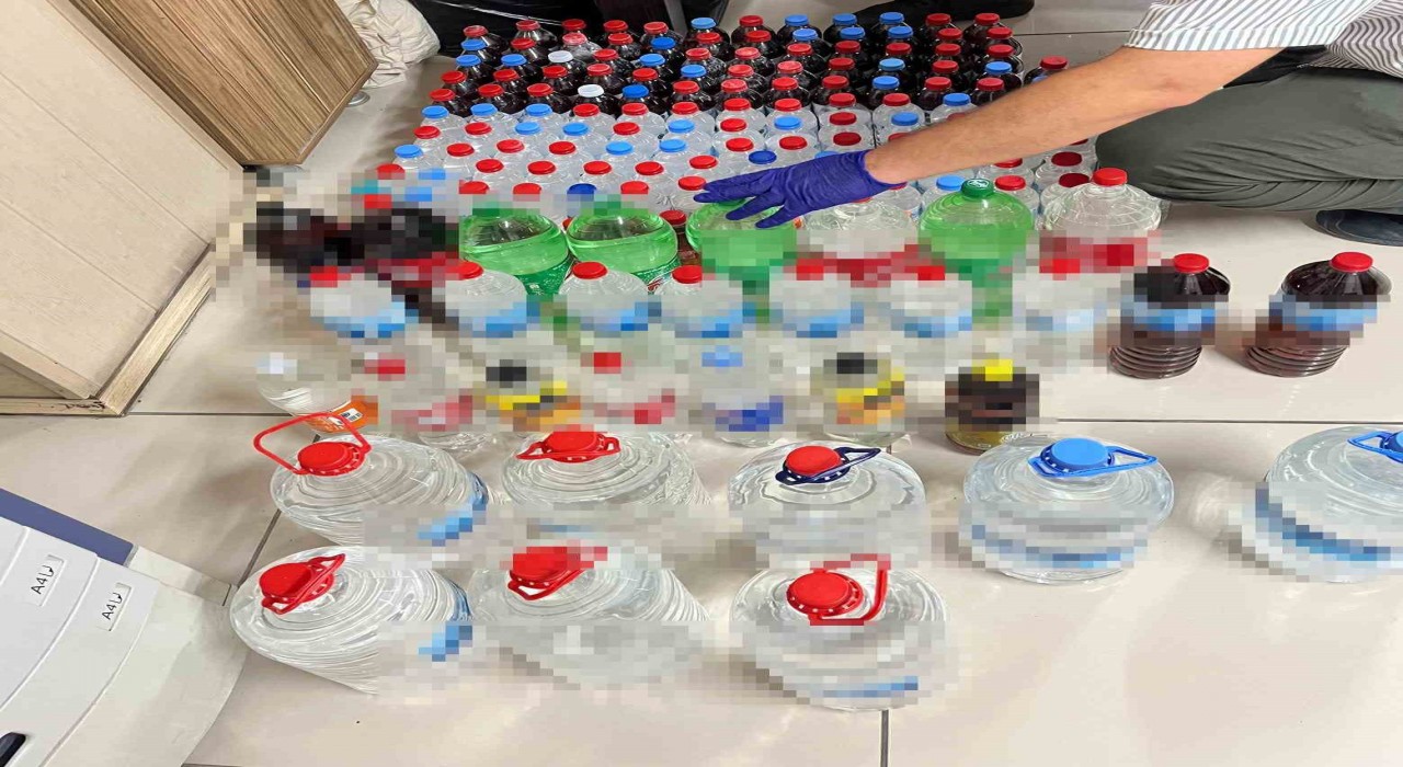 Tokatta sahte içki operasyonu: 2 gözaltı