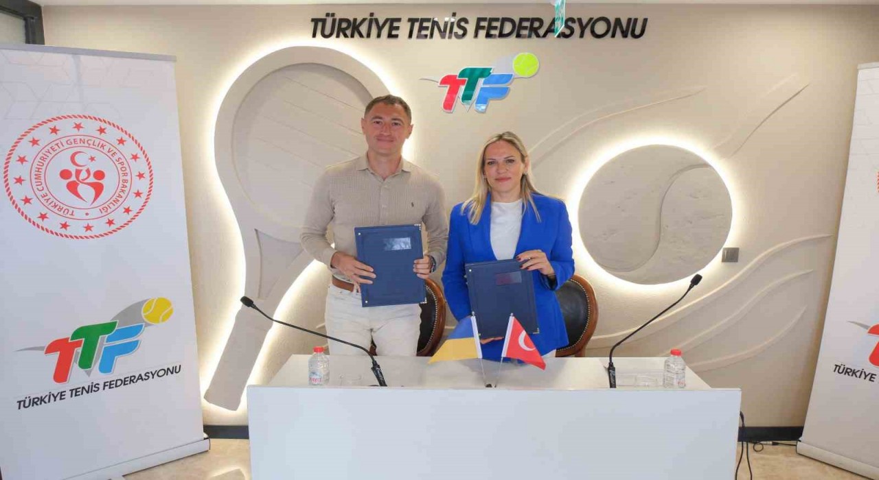 Türkiye ve Ukrayna Tenis Federasyonları arasında iş birliği protokolü imzalandı