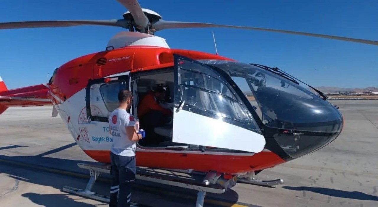 Vanda 34 günlük bebek uçak ambulansla İstanbula sevk edildi