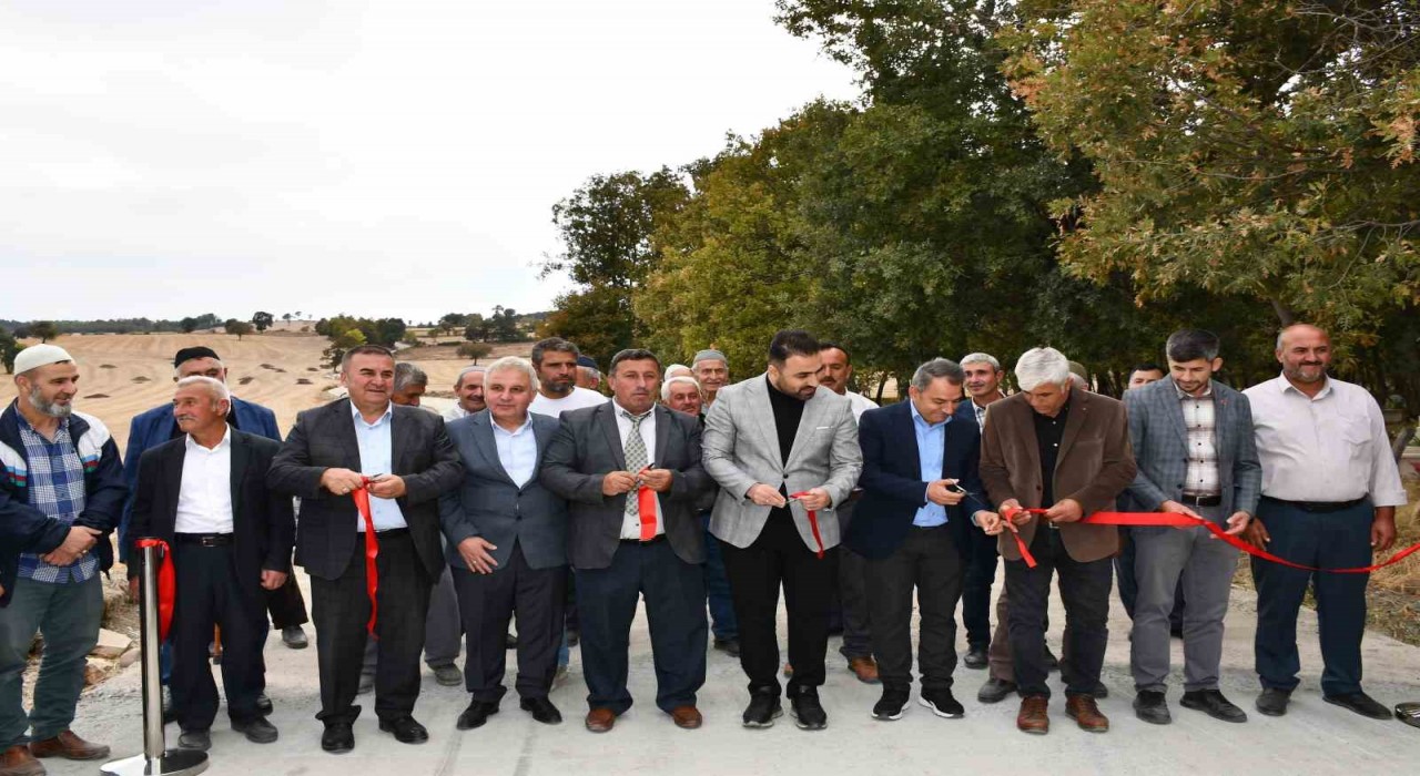 Vezirköprüde yol açılışı