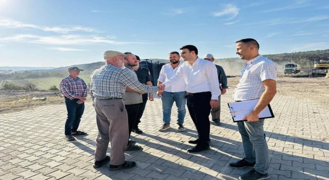 Yangın bölgesinde çalışmalar devam ediyor