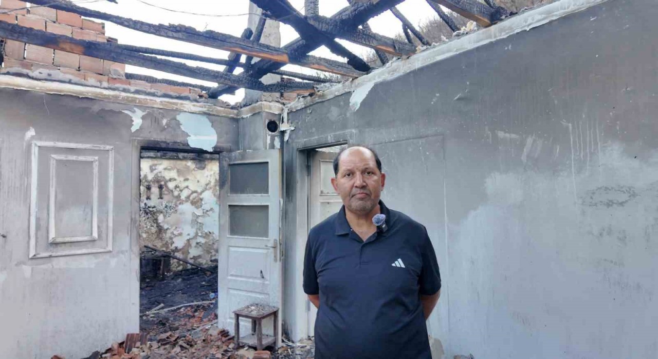 Yangın mağduru vatandaşa yardım eli: Aklıma gelen başıma geldi