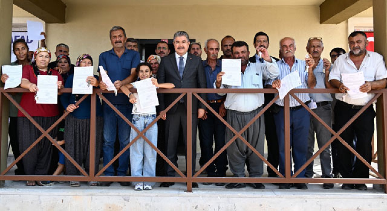 Yapımı Tamamlanan Köy Konutları Sahiplerine Teslim Edildi