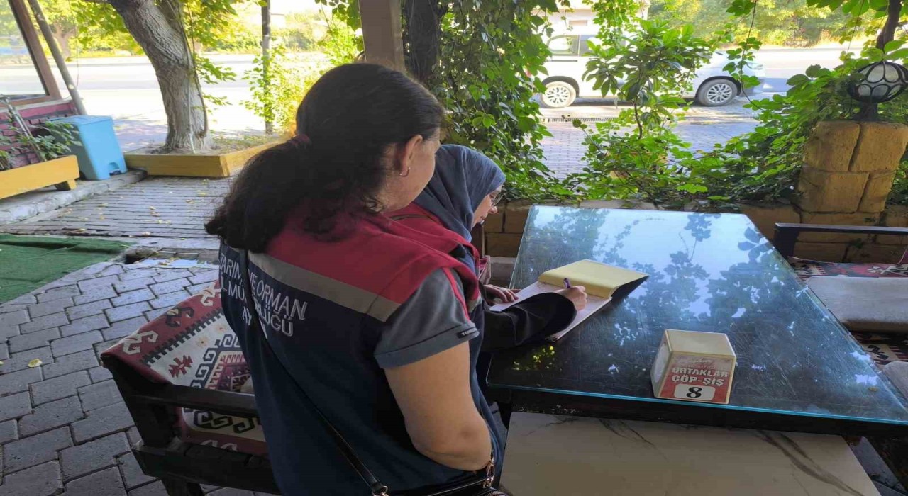 Yol üstündeki tezgahlar denetlendi