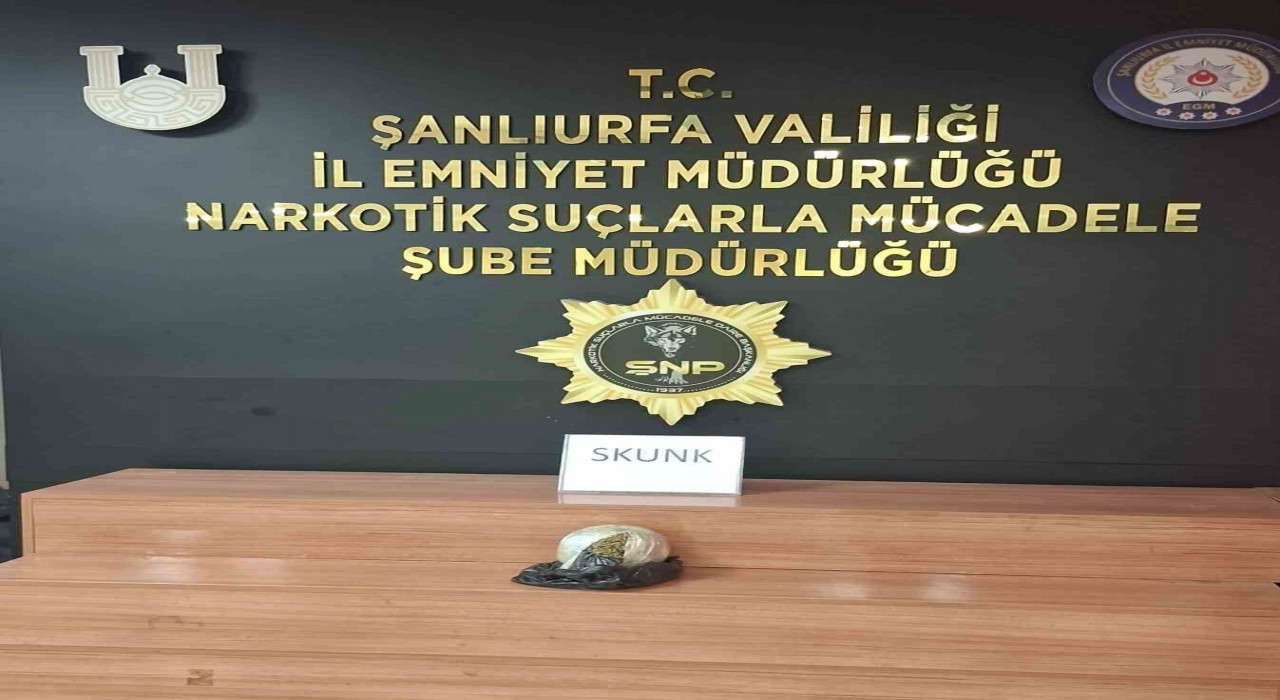 Yolcunun çantasından uyuşturucu çıktı