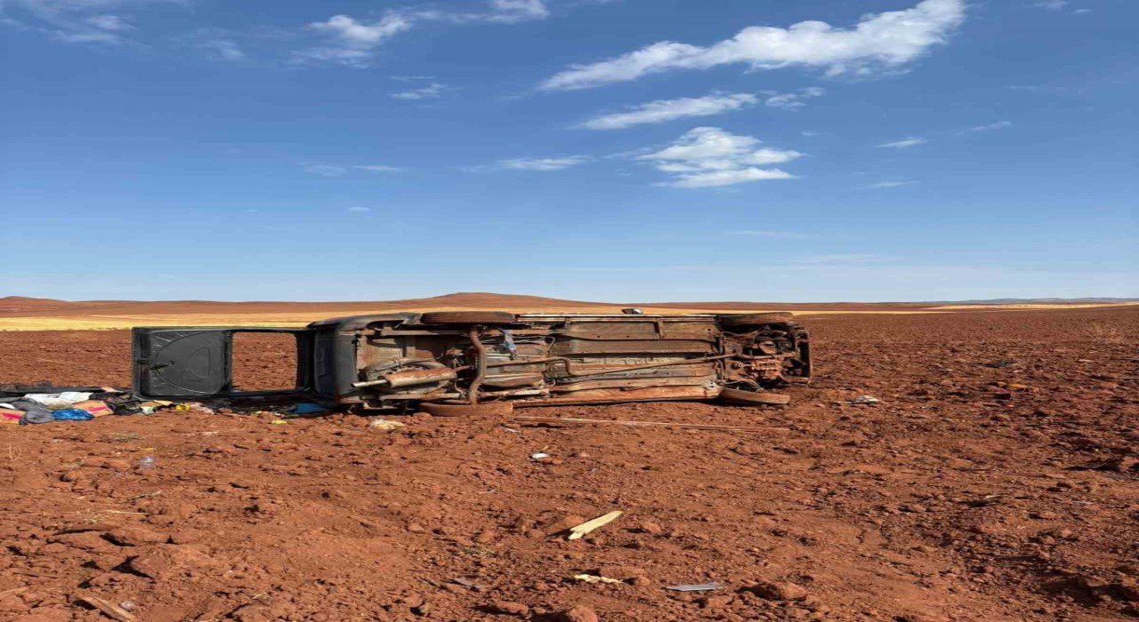 Yozgatta hafif ticari araç devrildi, 1 kişi ağır yaralandı