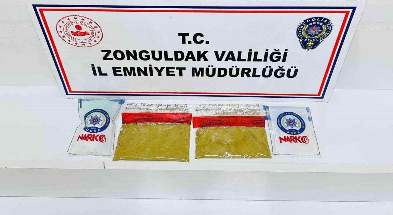 Zonguldakta uyuşturucu operasyonlarında bir şüpheli tutuklandı