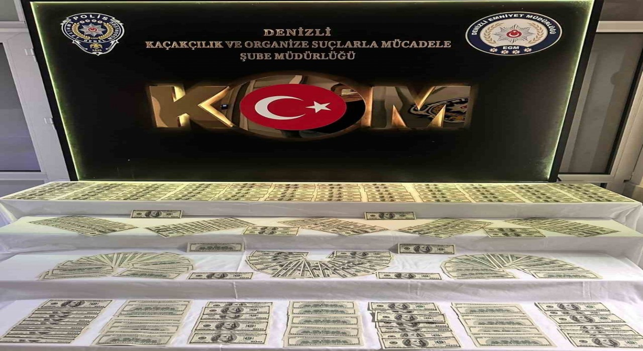 -Denizlide 35 bin 100 dolar değerinde sahte banknot ele geçirildi