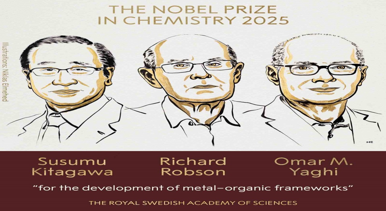 2025 Nobel Kimya Ödülünün sahipleri belli oldu
