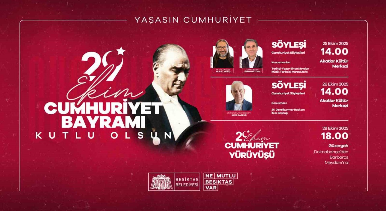 29 Ekim coşkusu Beşiktaşta yaşanacak