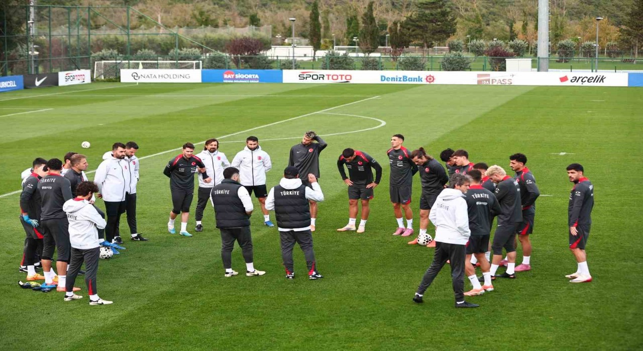 A Milli Futbol Takımı, Gürcistan maçının hazırlıklarına başladı