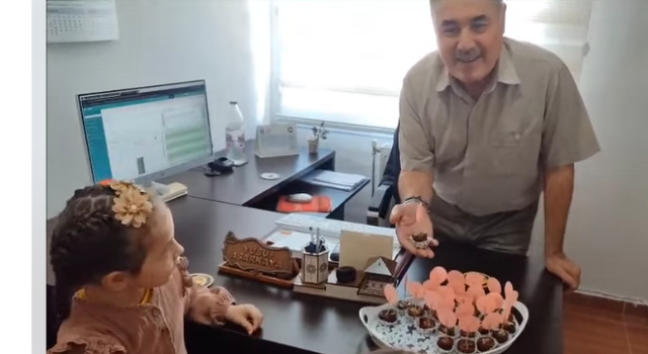 Kadirli’de Miniklerden Müftülüğe Sürpriz Ziyaret