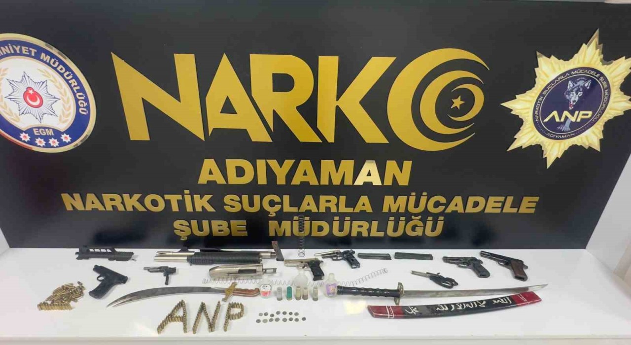 Adıyamanda narkotik ve asayiş operasyonlarında 17 kişi tutuklandı