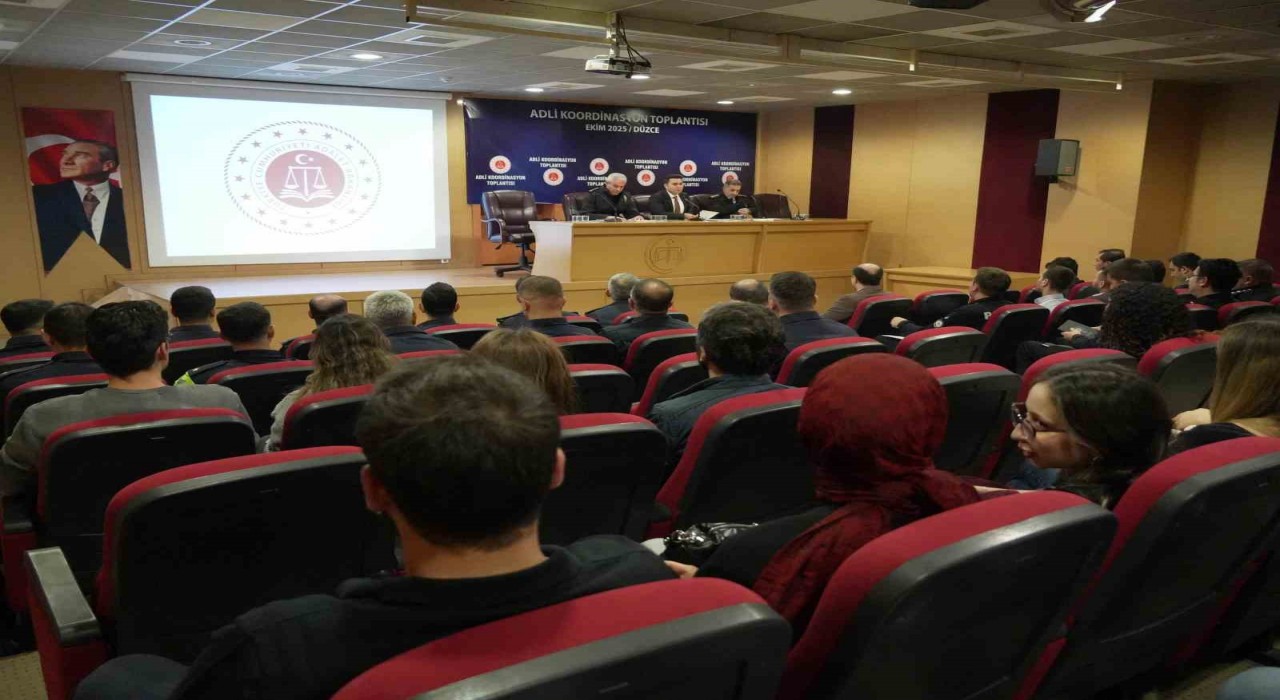 Adli koordinasyon toplantısında adli soruşturmalar süreci konuşuldu