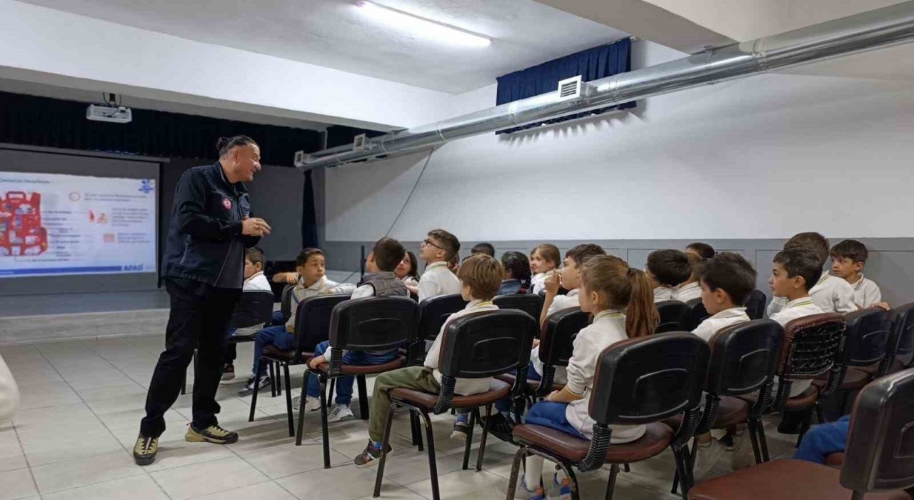 AFADdan ilkokul öğrencilerine farkındalık eğitimi