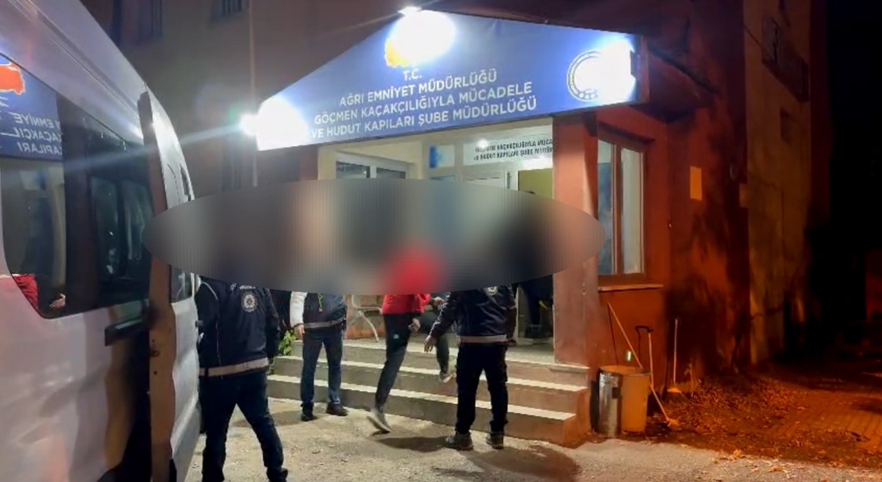 Ağrıda yapılan operasyonda 16 düzensiz göçmen yakalandı