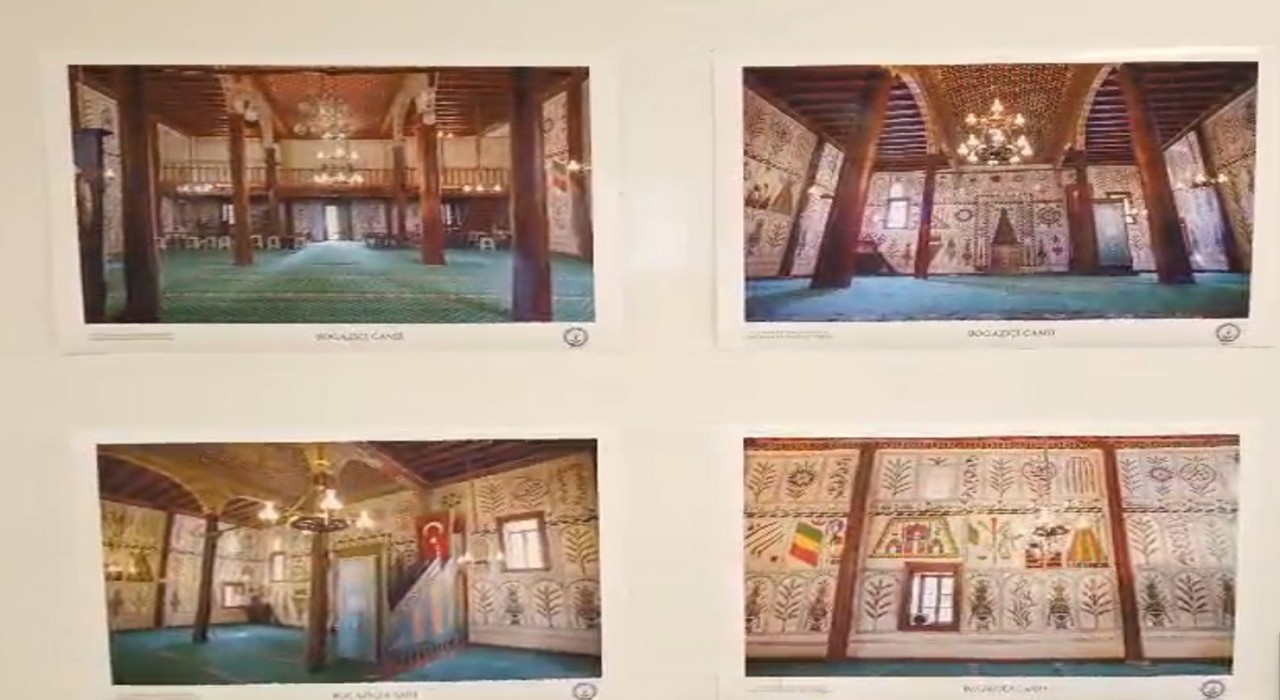 Ahşap direkli ve kalem işi camiler beğeni topladı