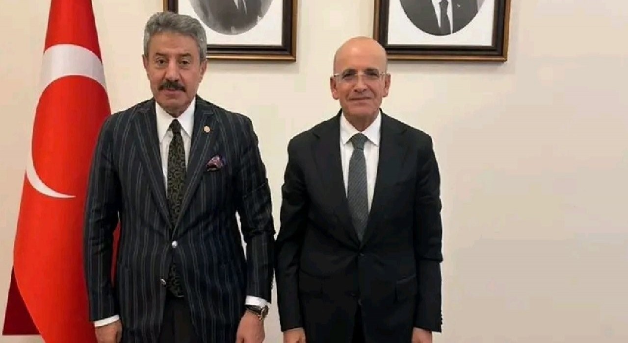 AK Parti Şırnak Milletvekili Tatar, kentin su sorunu çözümü için Bakan Şimşek ile görüştü