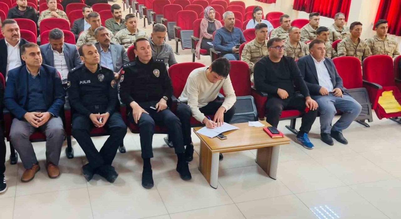 Alacakayada Türkiye afet müdahale planı toplantısı