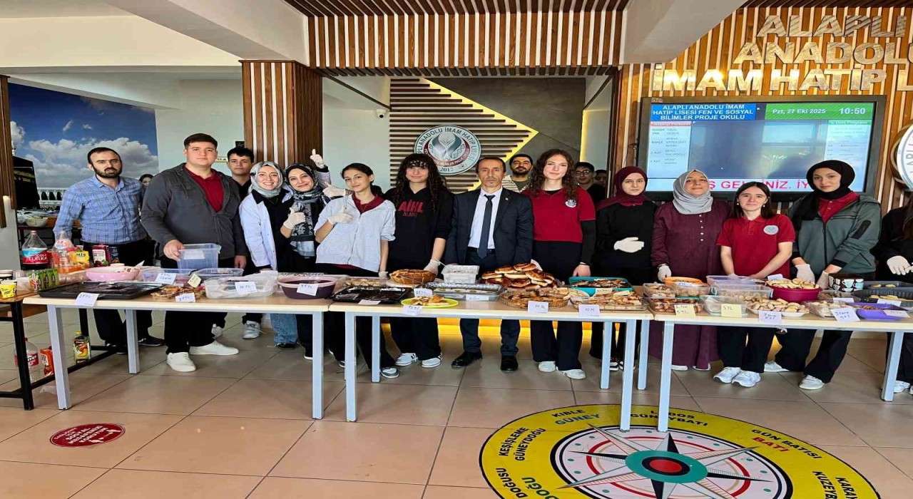 Alaplıda Gazzeye yardım desteği düzenlendi