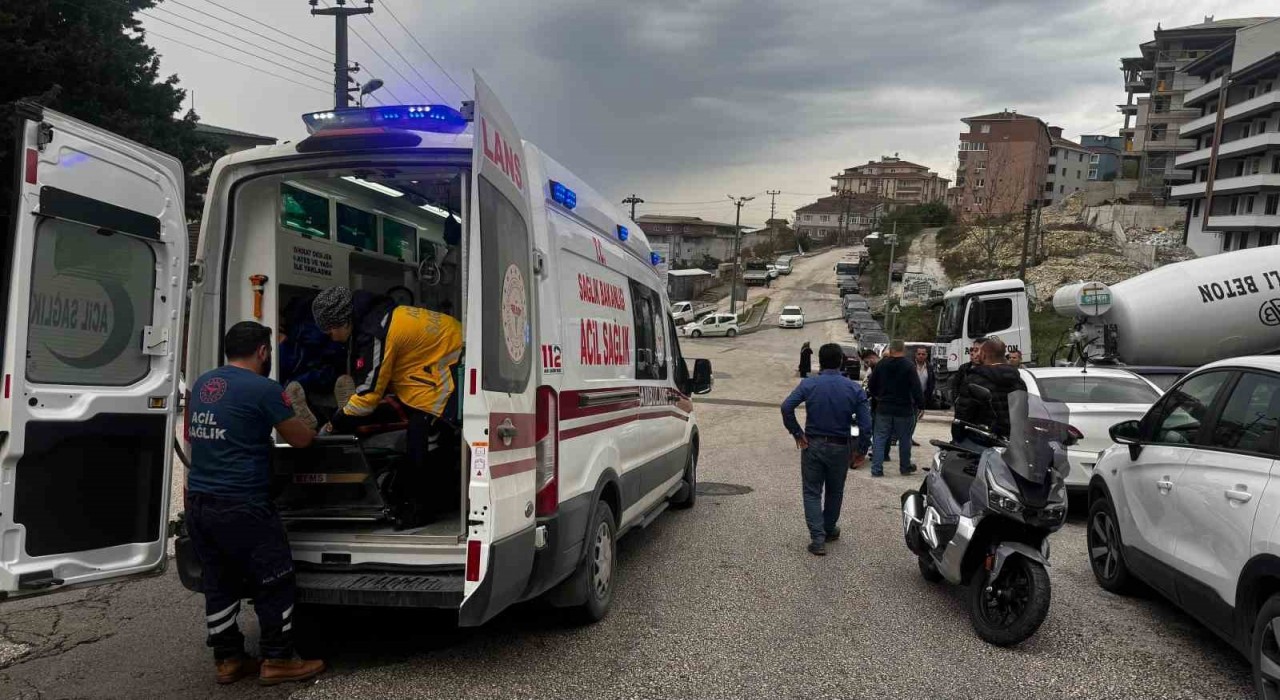 Alaplıda motosiklet kazasında 1 kişi yaralandı