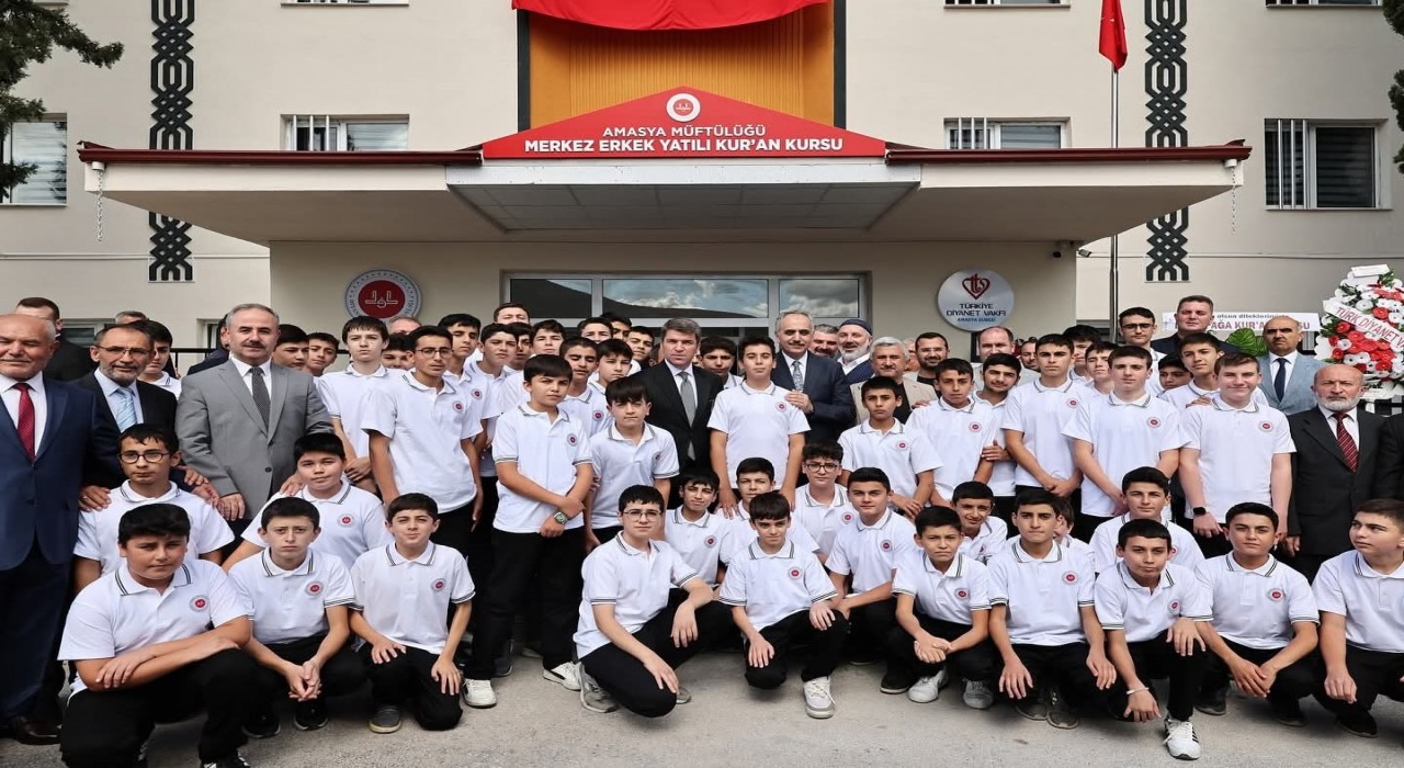 Amasyada Erkek Kuran Kursu açılışı dualarla yapıldı