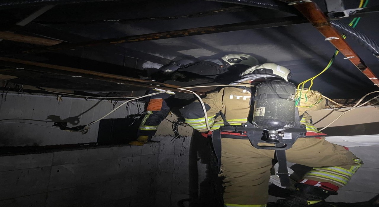 Antakyada fırında yangın çıktı