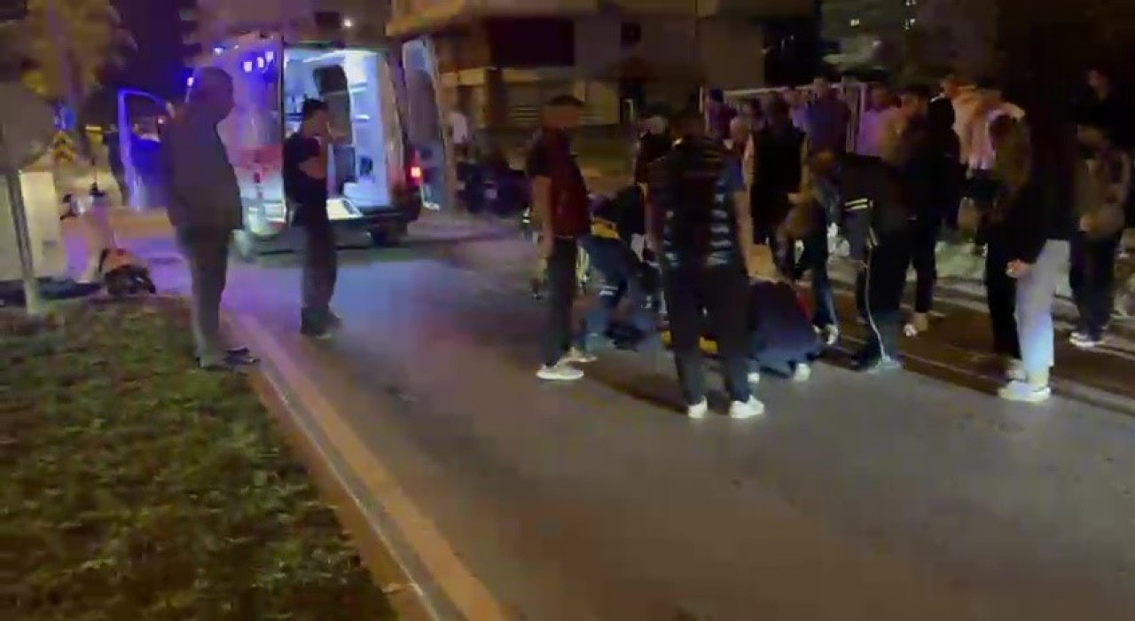 Antalyada U dönüşü yapan otomobille çarpışan motosiklet sürücüsü yaralandı