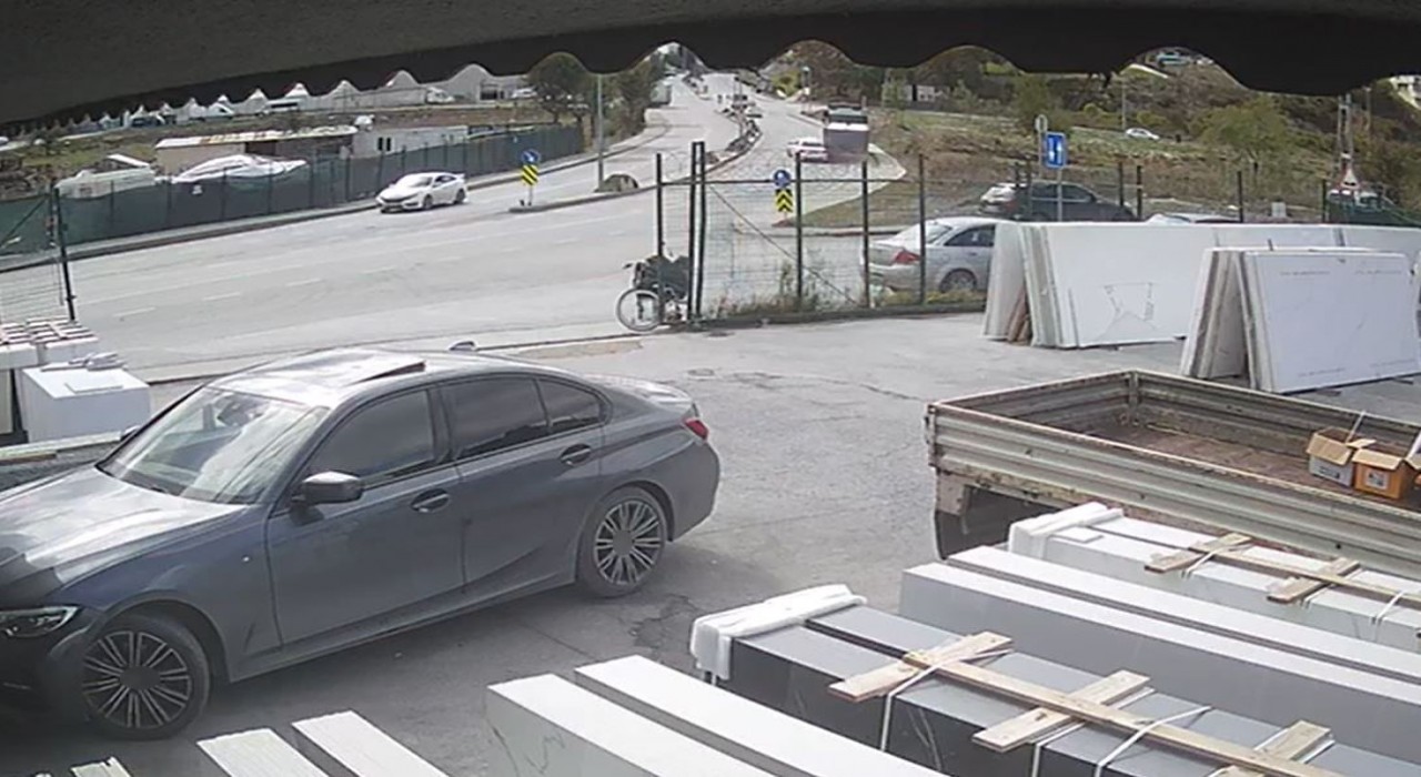 Arnavutköyde 1 kişinin öldüğü kazanın görüntüleri ortaya çıktı