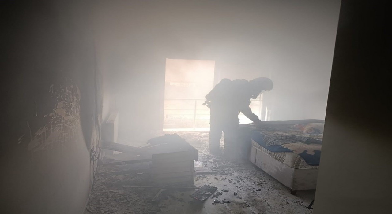 Arsuzda ev yangını