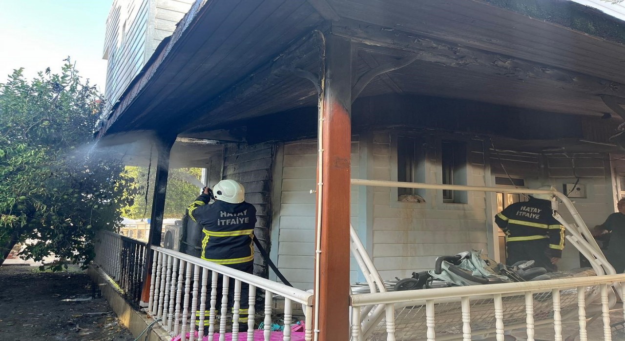 Arsuzda korkutan yangın