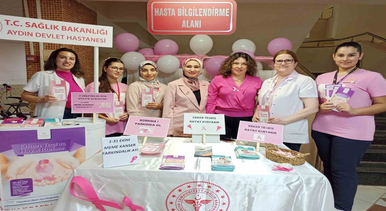 Aydında meme kanserine dikkat çekildi