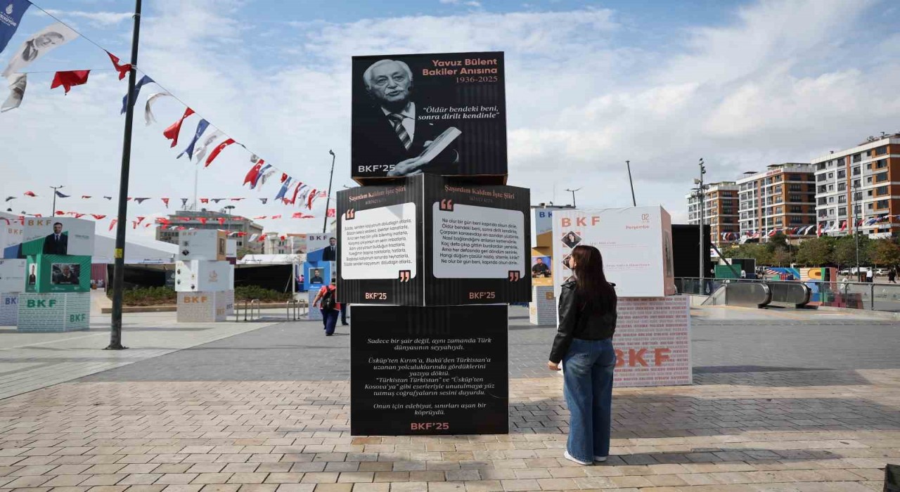 Bağcılar Kitap Fuarında Yavuz Bülent Bakilerin adı yaşatılıyor