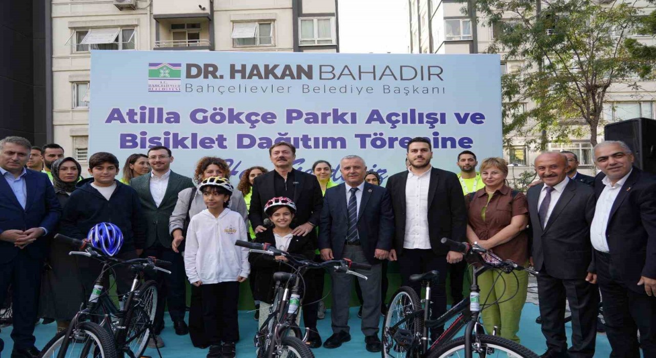 Bahçelievlerde hem park hem bisiklet coşkusu