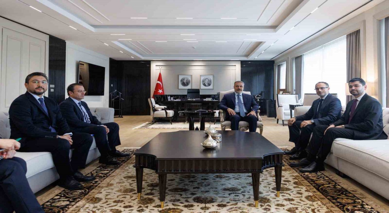 Bakan Fidan, TÜRKPA Genel Sekreteri Büyükelçi Hasanı kabul etti