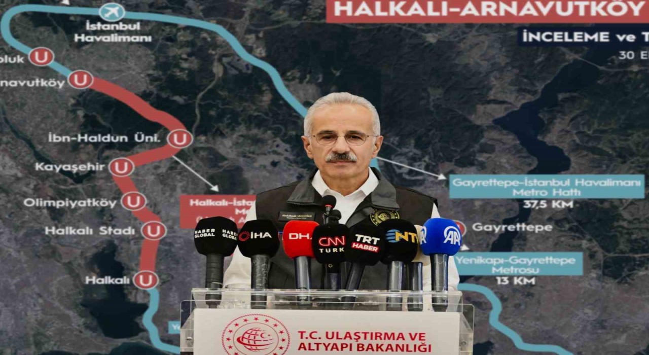 Bakan Uraloğlu: Hattımızın tamamını 2026 yılının ilk çeyreğinde hizmete almayı hedefliyoruz