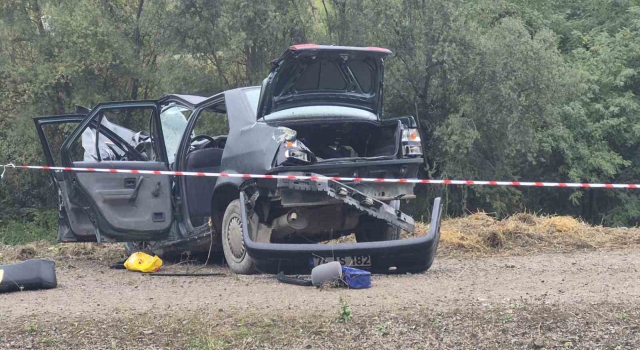 Bartında tır yoldan çıktı: 1 ölü, 2 yaralı