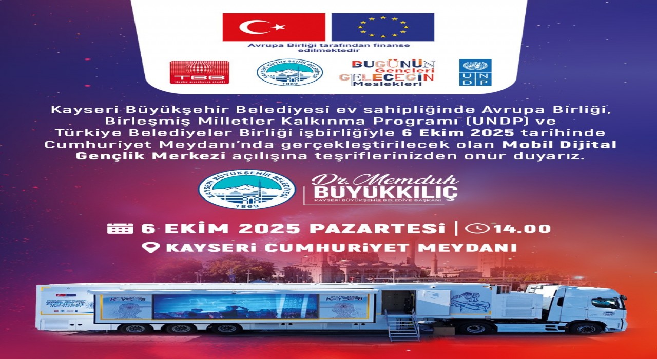 Başkan Büyükkılıç: Dijital geleceğin merkezi açılıyor