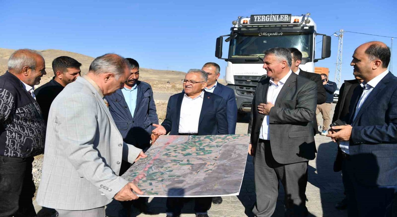 Başkan Büyükkılıçtan, 22 mahalleyi Ankara Yoluna bağlayacak 50 milyon TLlik yol projesi