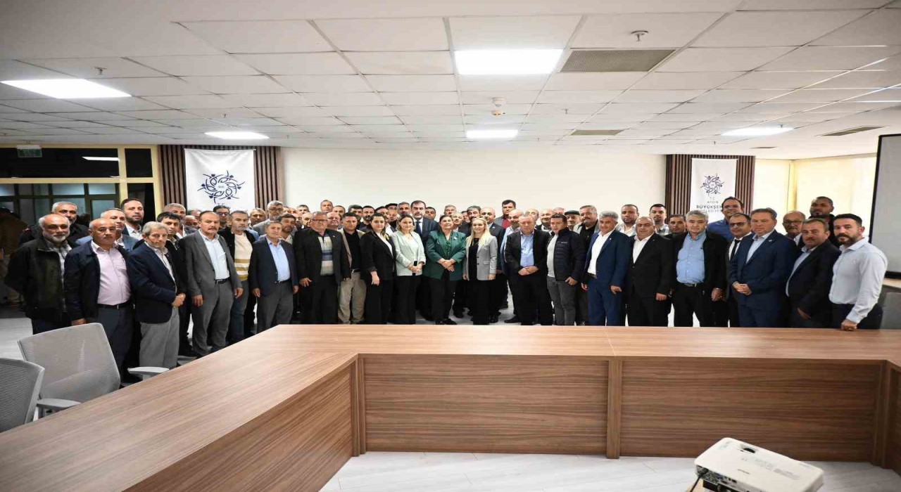 Başkan Çerçioğlu, Nazillili muhtarlar ile bir araya geldi