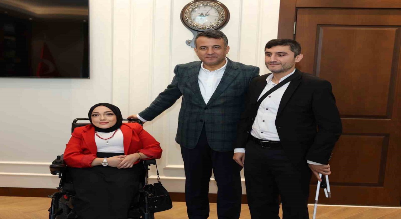 Başkan Doğandan engelli sporculara destek