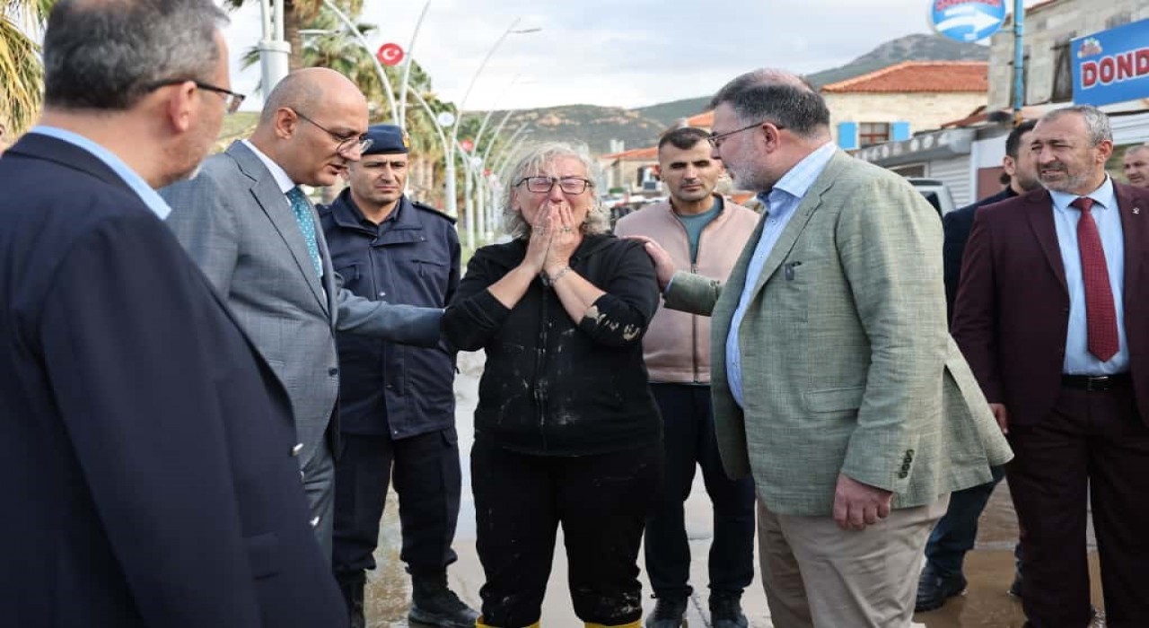 Başkan Saygılı, Foçada devlet yardımlarının başladığını duyurdu